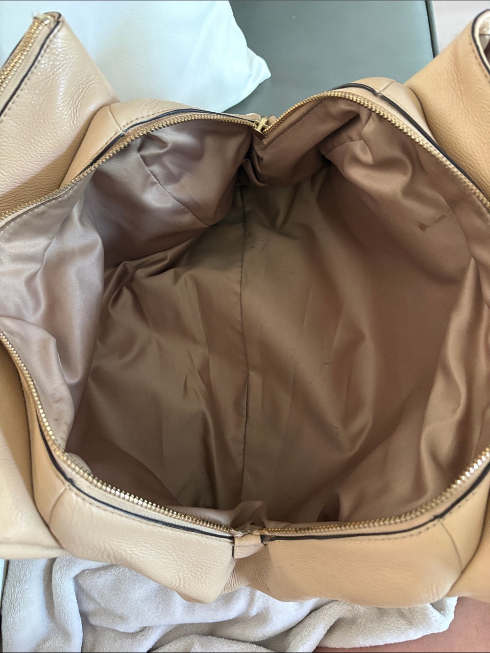 Coach Pebbled Leather Madison Carryall Shoulder Tote - Picture 8 of 14